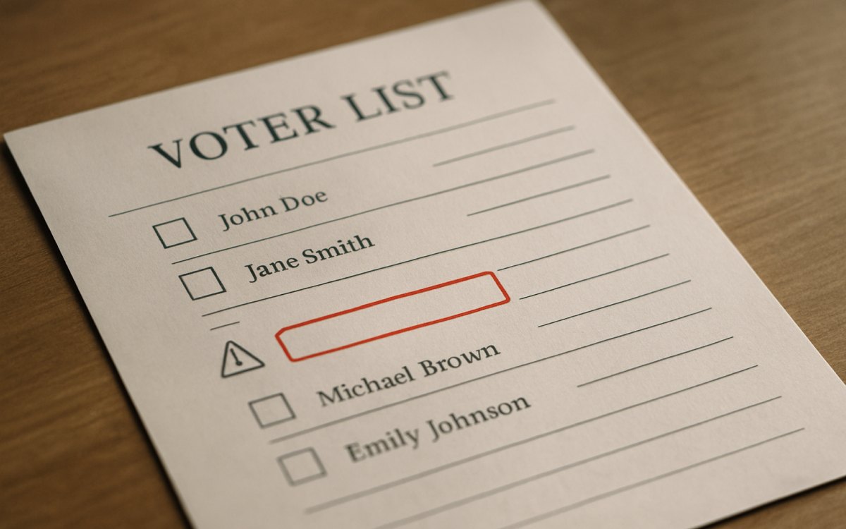 What to Do If Your Name Is Missing from the Voter List
